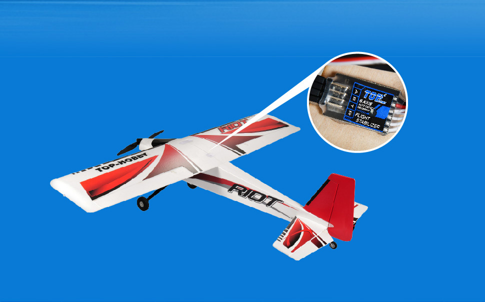 TOP RC 1400MM RIOT with Flight Controller 